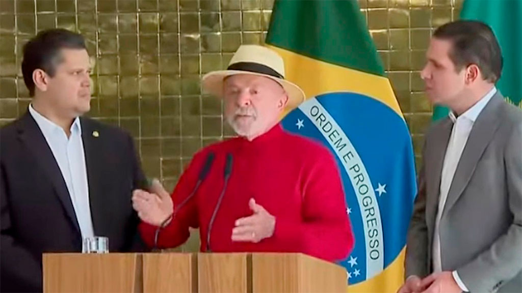 Alcolumbre, Lula e Motta